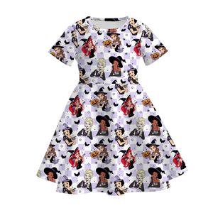 Spooky Princess Checkered Dress