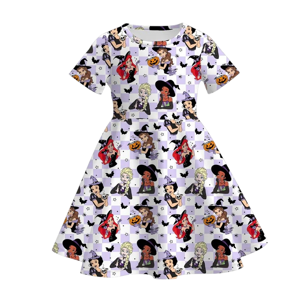 Spooky Princess Checkered Dress