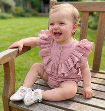 Load image into Gallery viewer, Infant Ruffle Romper