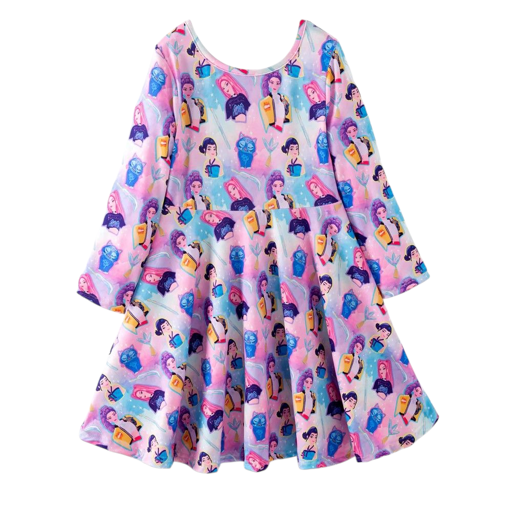 Rainbow Pop Demon Hunters Dress