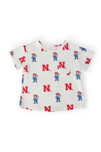 Load image into Gallery viewer, Nebraska White Herbie Husker Ruffle Pocket Tee