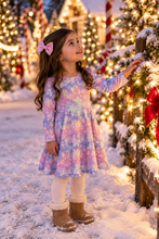 Load image into Gallery viewer, Iridescent Snowflake Dress