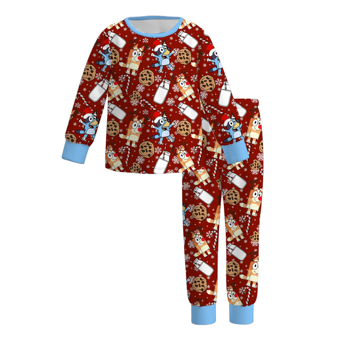 Blue Pup Christmas Lounge Set
