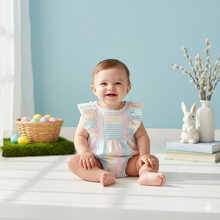 Load image into Gallery viewer, Pastel Rainbow Stripe Dress and Romper