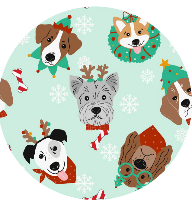 Christmas Pups Bamboo