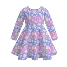 Load image into Gallery viewer, Iridescent Snowflake Dress
