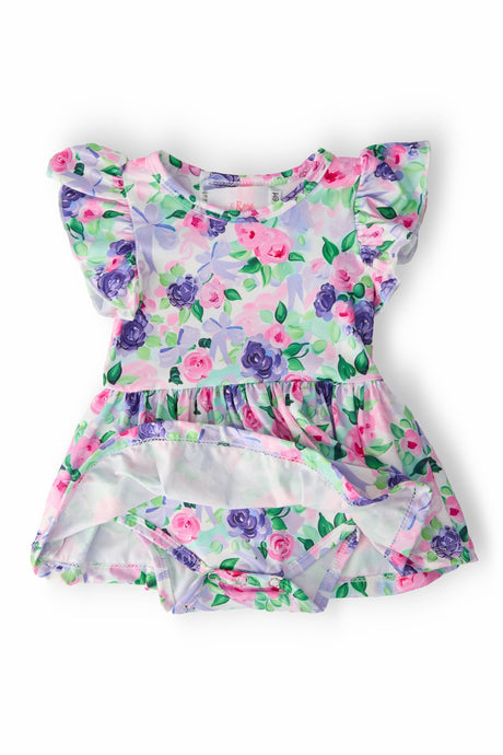 Lavender Love Flutter Twirl Bodysuit