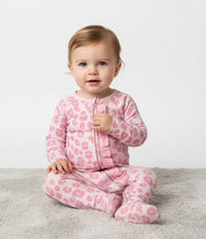 Load image into Gallery viewer, Pink Leopard Bamboo Zippy