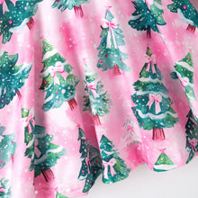 Load image into Gallery viewer, Pink Christmas Tree Dress