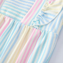 Load image into Gallery viewer, Pastel Rainbow Stripe Dress and Romper