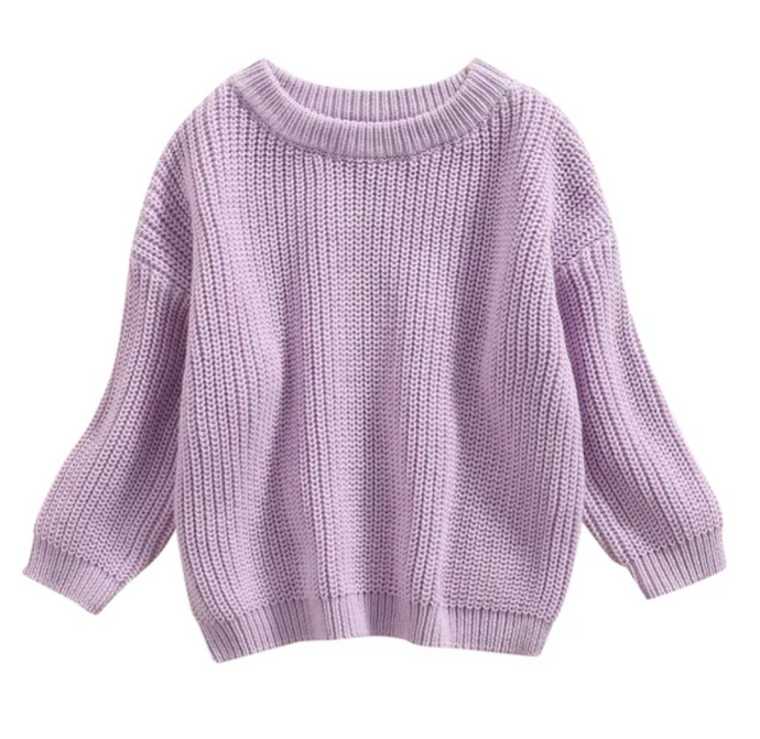 Lavender Oversized Sweater