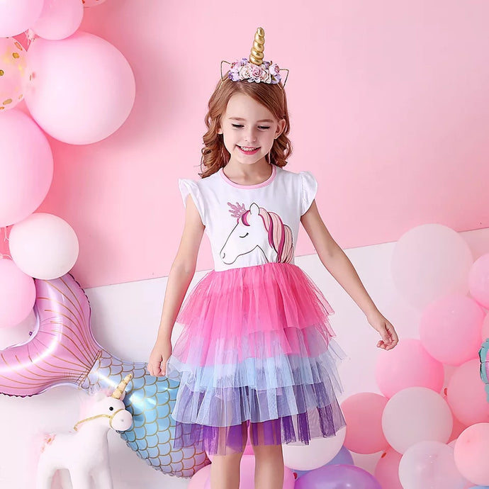 Party Dress, Fancy Dress, Unicorn Dress