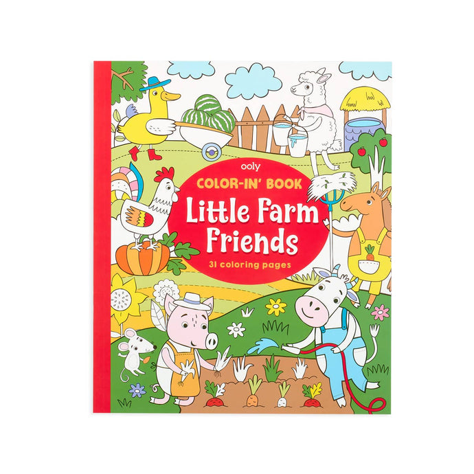 Color-in' Book: Little Farm Friends