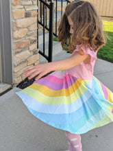 Load image into Gallery viewer, Rainbow Twirl dress - The Poppy Sage Children&#39;s Boutique