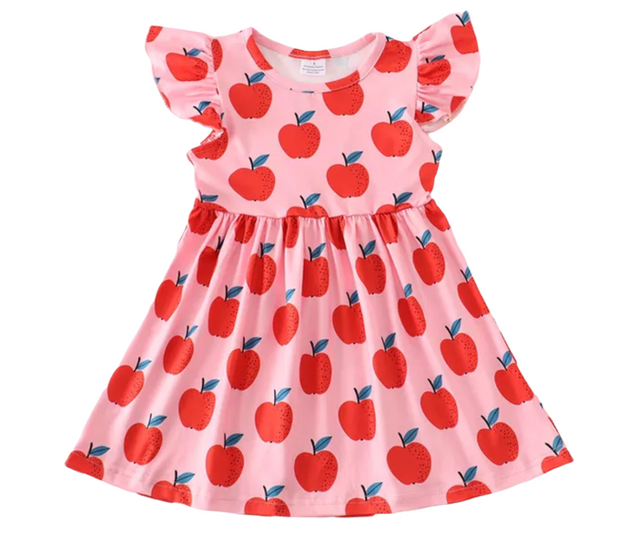 Apple Dress - The Poppy Sage Children's Boutique