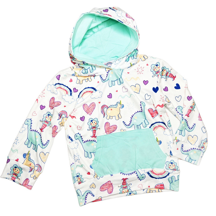 Dino hoodie - The Poppy Sage Children's Boutique