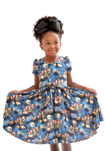 Hocus Pocus Witches!  Charlie's Project twirl dress - The Poppy Sage Children's Boutique