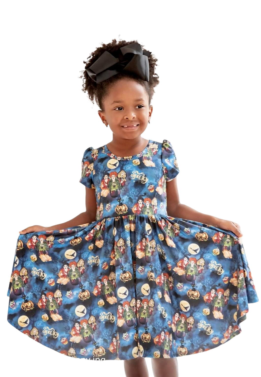 Hocus Pocus Witches!  Charlie's Project twirl dress - The Poppy Sage Children's Boutique