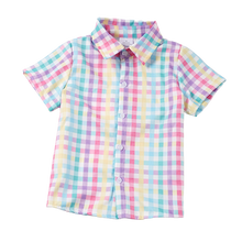 Load image into Gallery viewer, Pastel Gingham dress and shirt