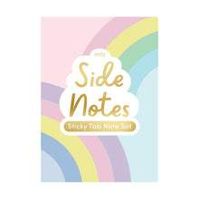 Load image into Gallery viewer, Side Notes Sticky Tab Note Pad - Pastel Rainbows